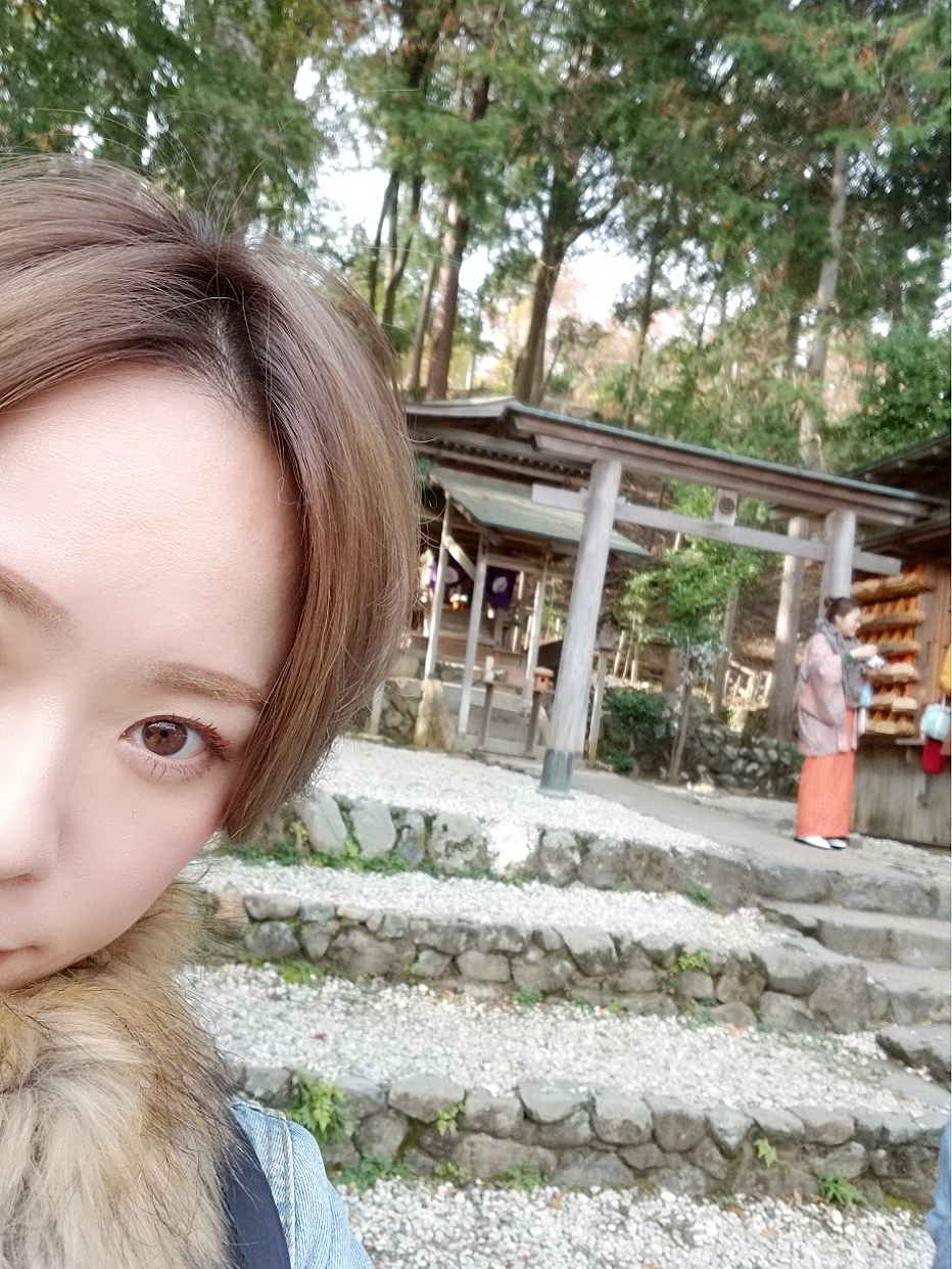大阪旅行のついでに、日本唯一の髪の毛の神社「御髪神社」に行きました！
